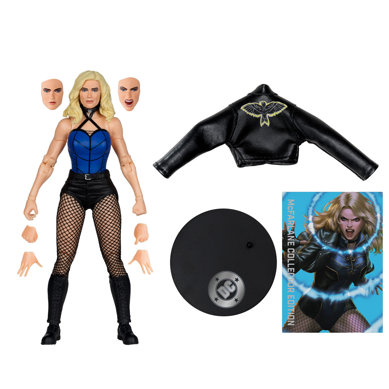 McFarlane DC Multiverse - Black Canary – DC Rebirth Action Figure (McFarlane Collector Edition #54)