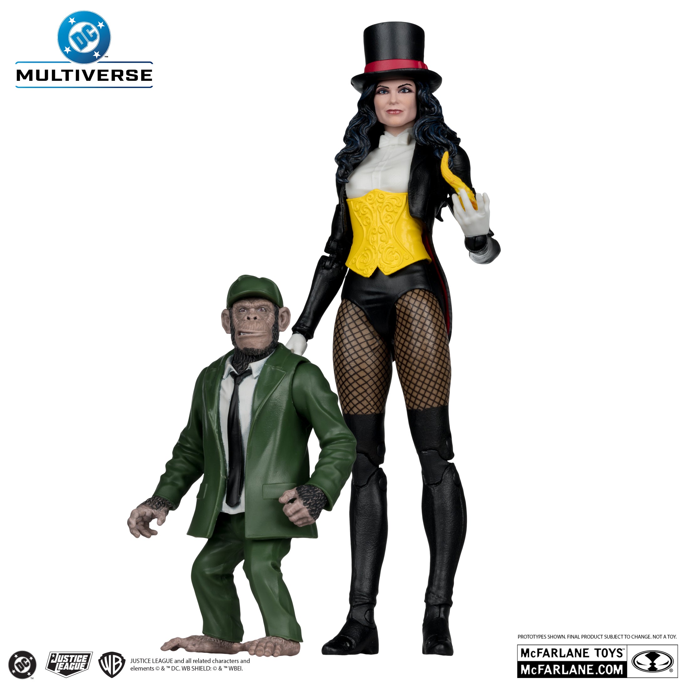 Mcfarlane DC Multiverse - (DC Classic) – Zatanna with Detective Chimp