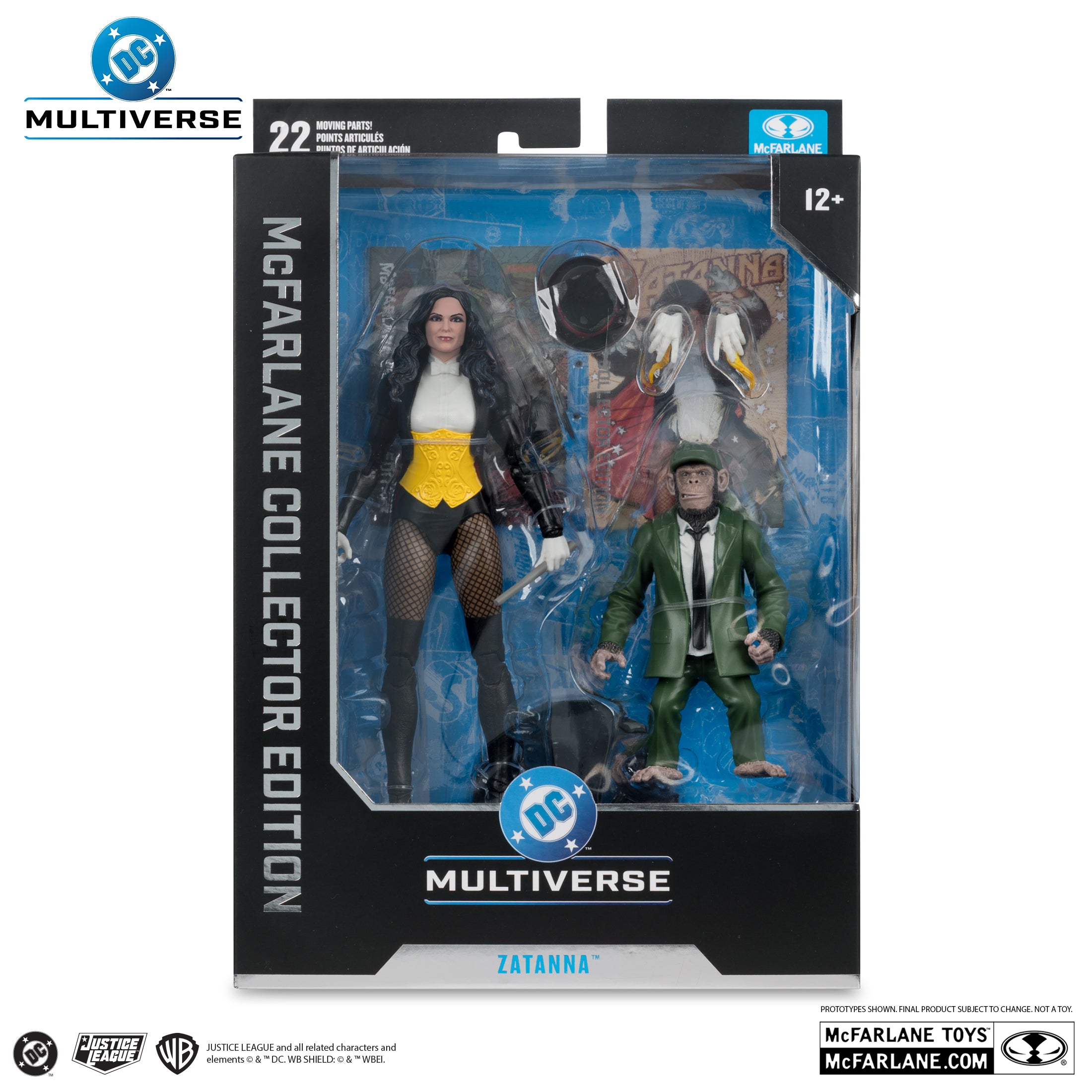 Mcfarlane DC Multiverse - (DC Classic) – Zatanna with Detective Chimp
