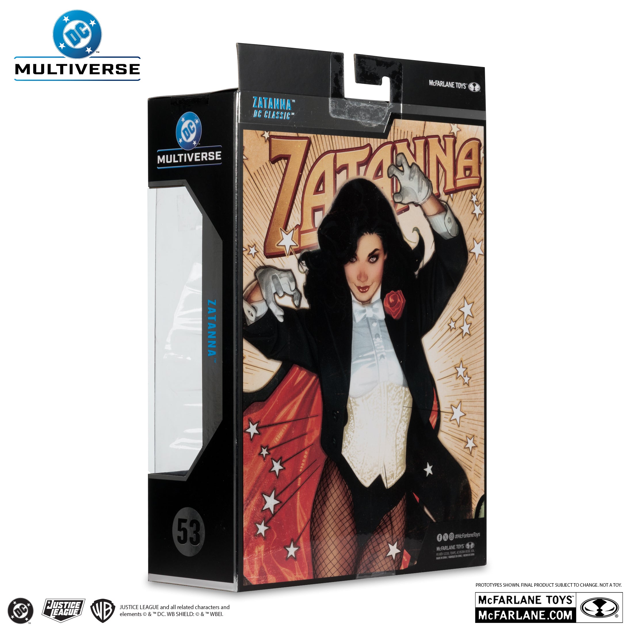 Mcfarlane DC Multiverse - (DC Classic) – Zatanna with Detective Chimp Collector Edition #53 Action Figure