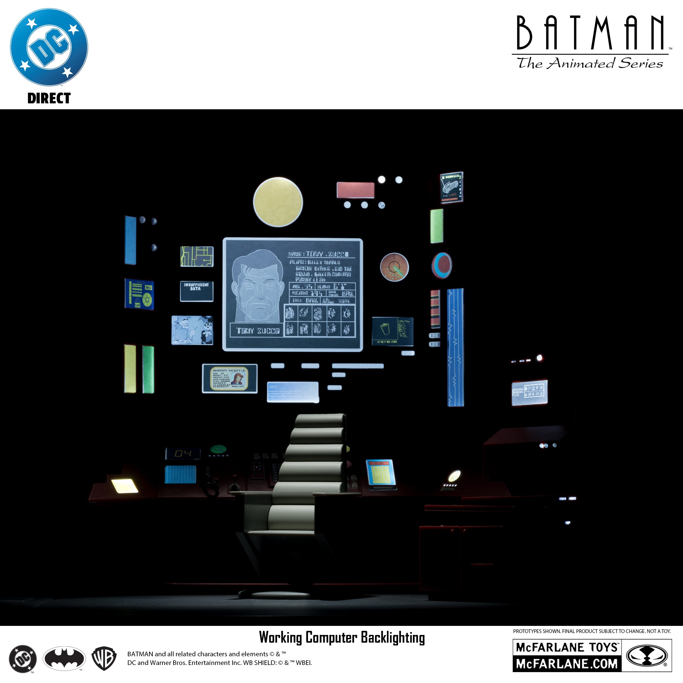 Mcfarlane - Batman: The Animated Series The Batcave Playset