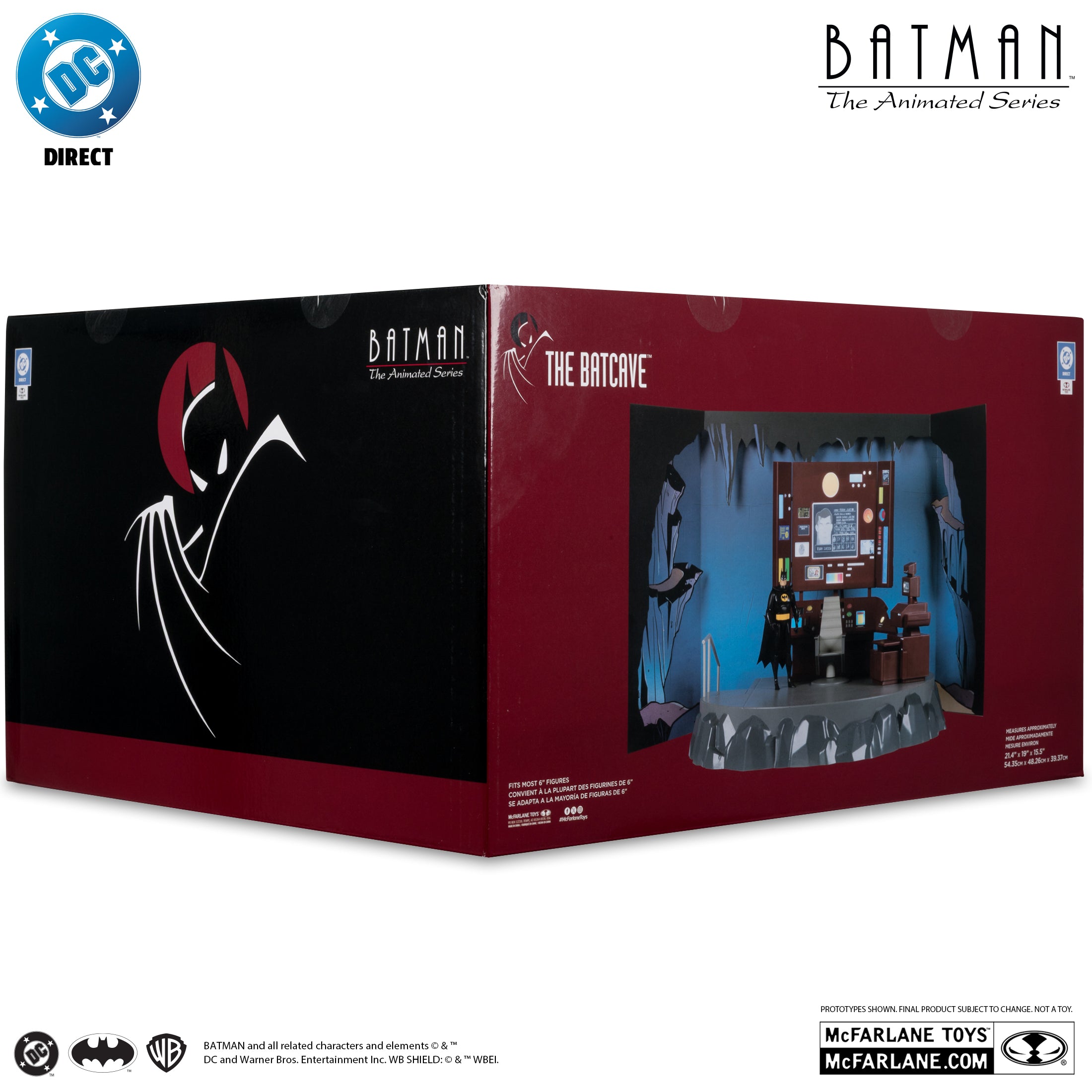 Mcfarlane - Batman: The Animated Series The Batcave Playset