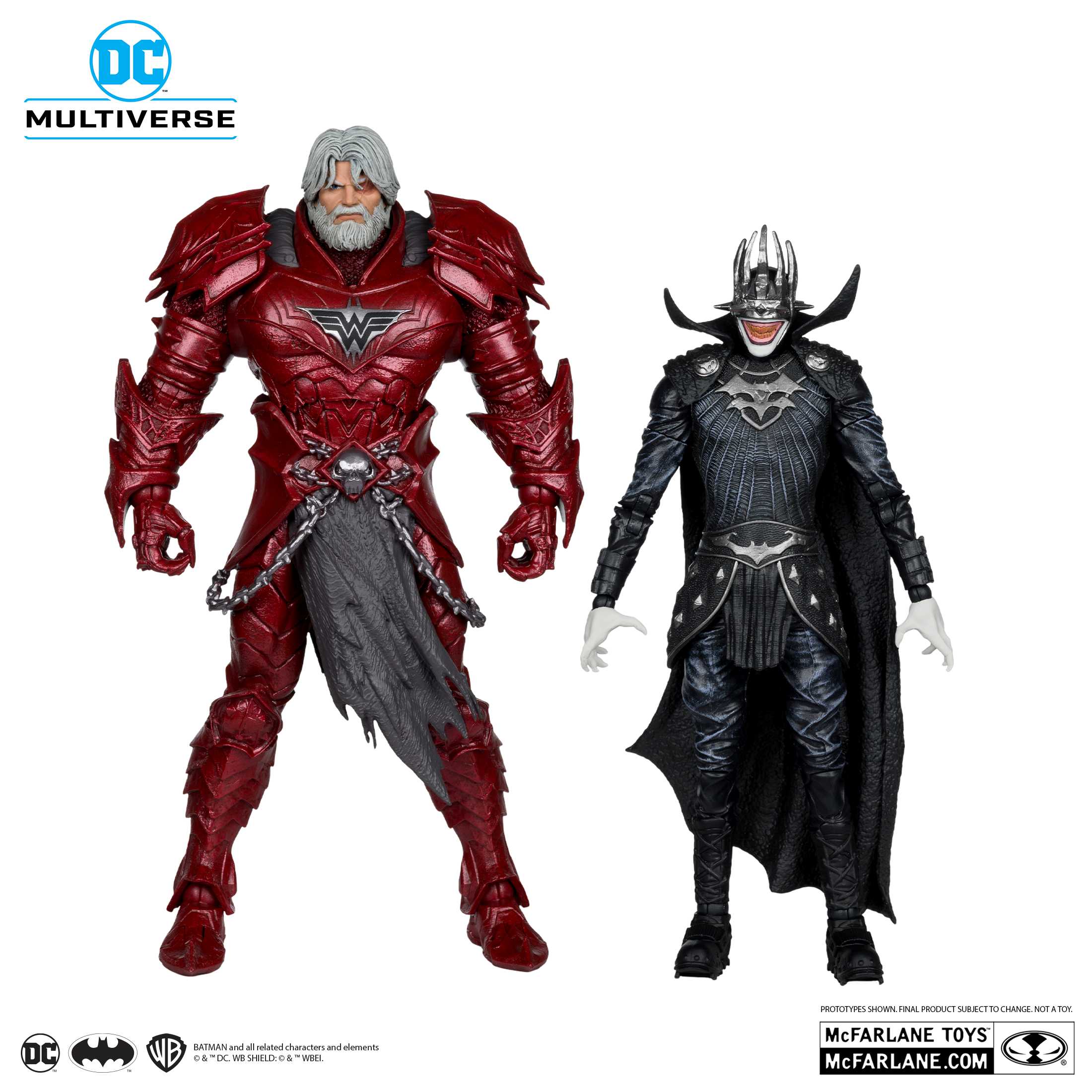 McFarlane DC Multiverse: Batman Who Laughs (Knight Armor) & The Merciless (Dark Multiverse) Collector Edition Action Figure 2-Pack