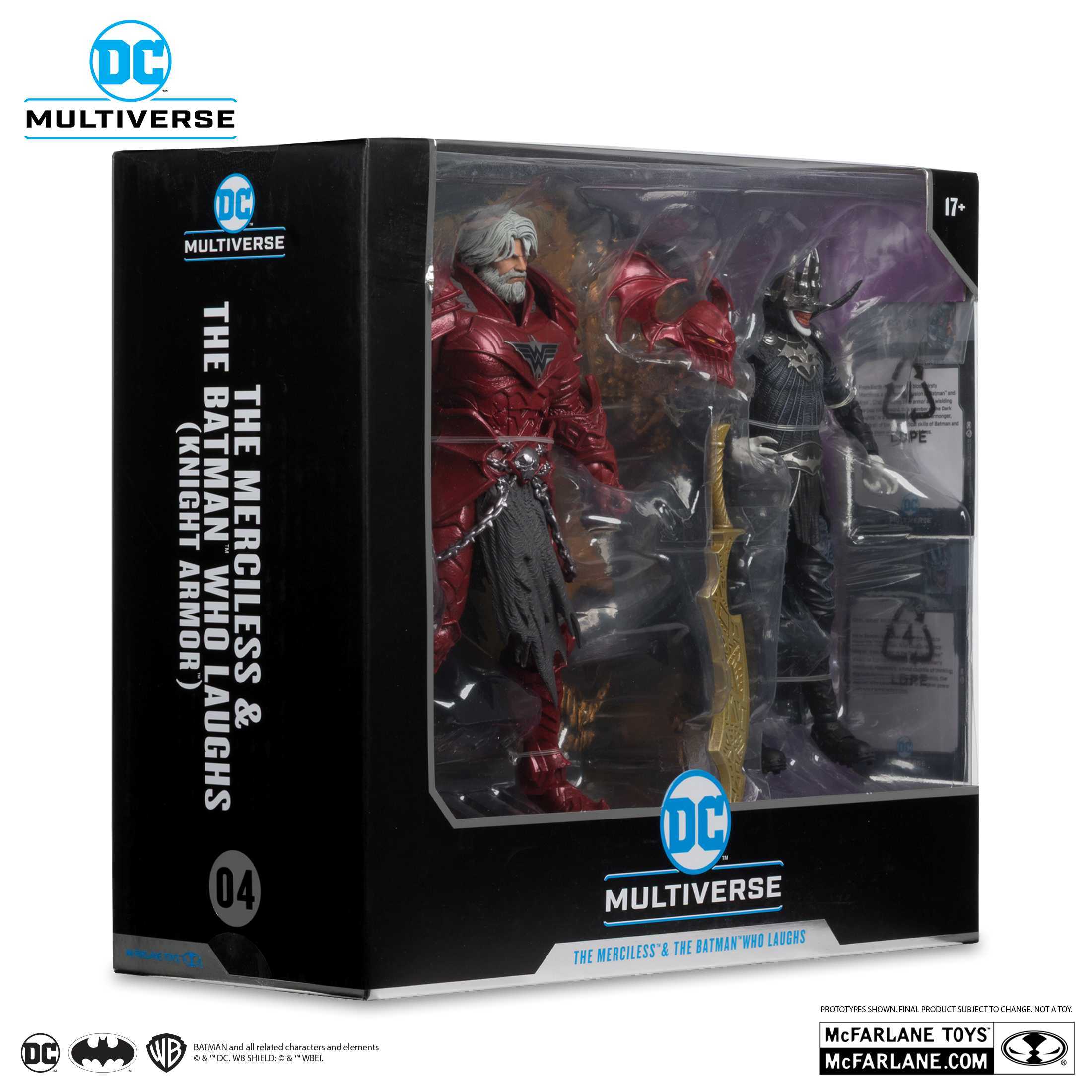 McFarlane DC Multiverse: Batman Who Laughs (Knight Armor) & The Merciless (Dark Multiverse) Collector Edition Action Figure 2-Pack