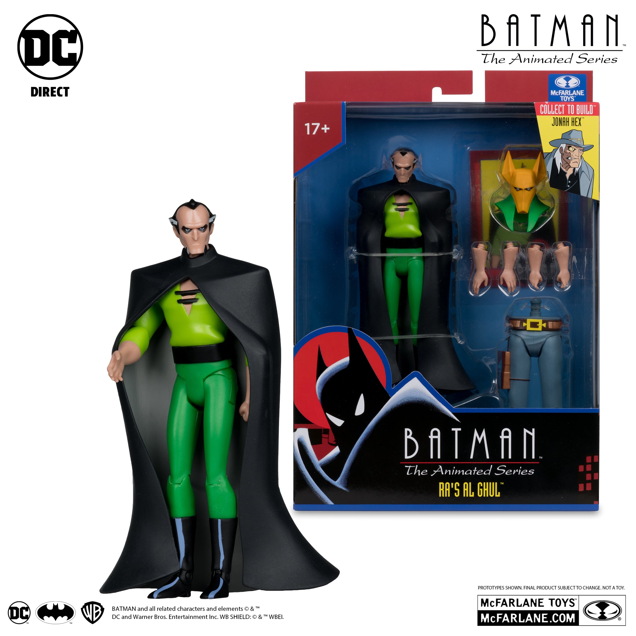McFarlane DC Multiverse: Ra’s al Ghul (Batman: The Animated Series Build-A-Figure) Action Figure
