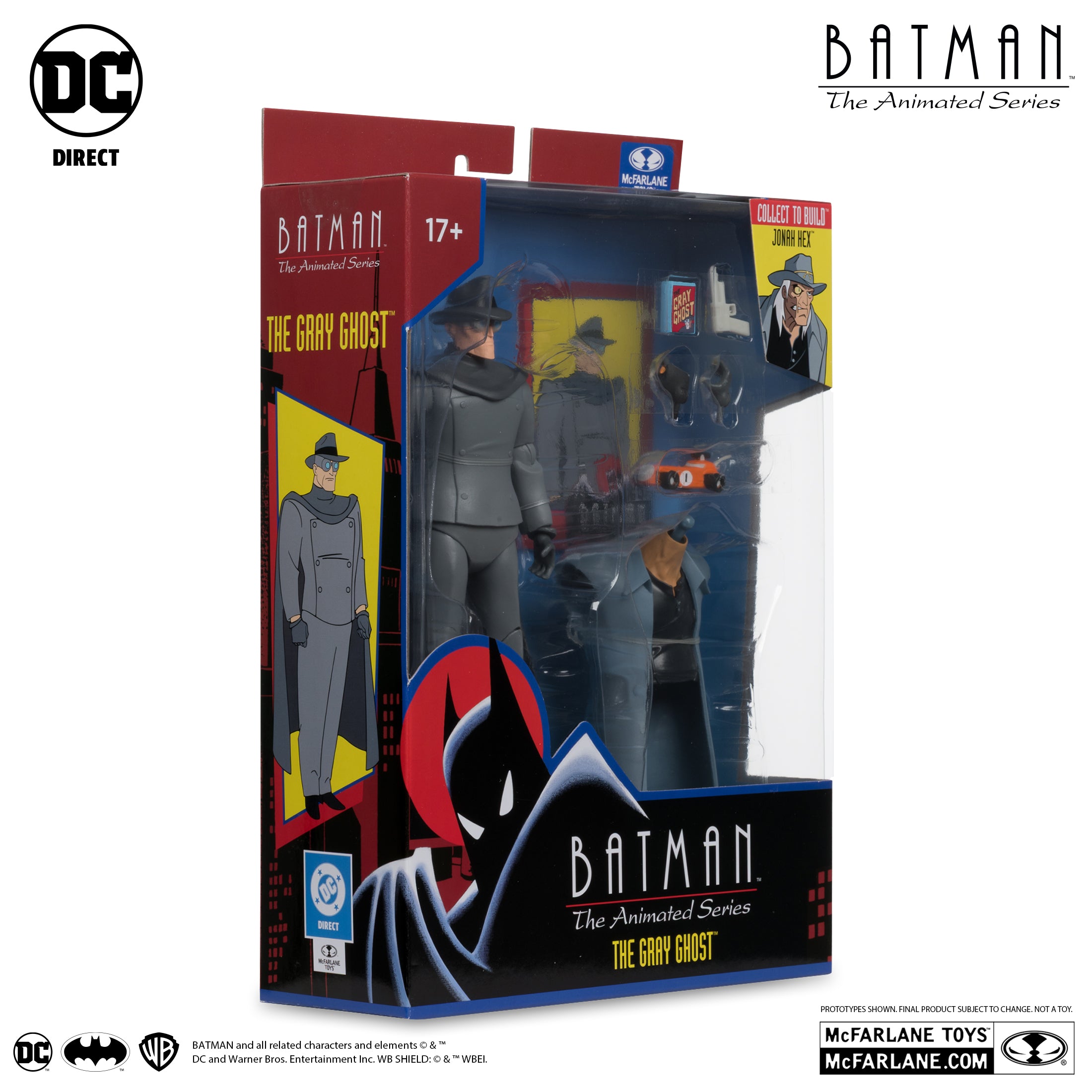 McFarlane DC Multiverse: The Gray Ghost (Batman: The Animated Series Build-A-Figure) Action Figure