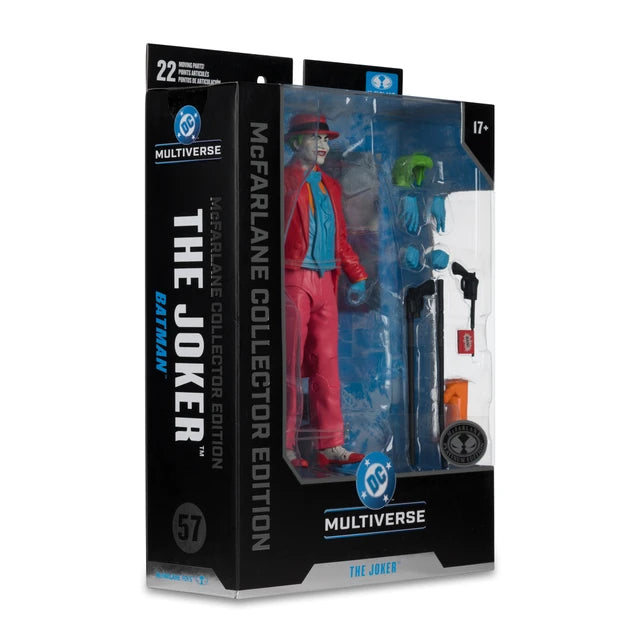 McFarlane DC Multiverse - The Joker – Batman (1989 Comic) Action Figure (McFarlane Collector Edition #57) — Chase Variant