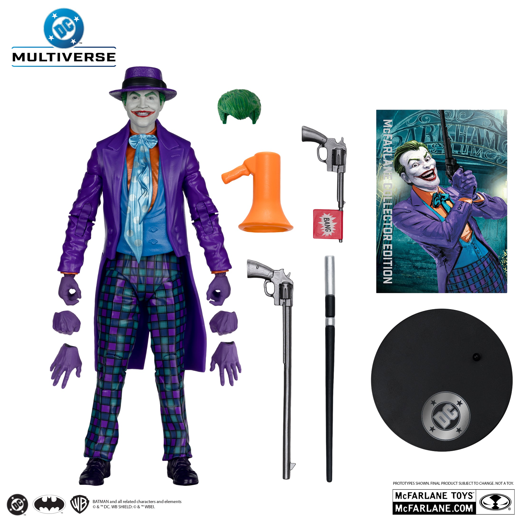 McFarlane DC Multiverse - The Joker – Batman (1989 Comic) Action Figure (McFarlane Collector Edition #57)