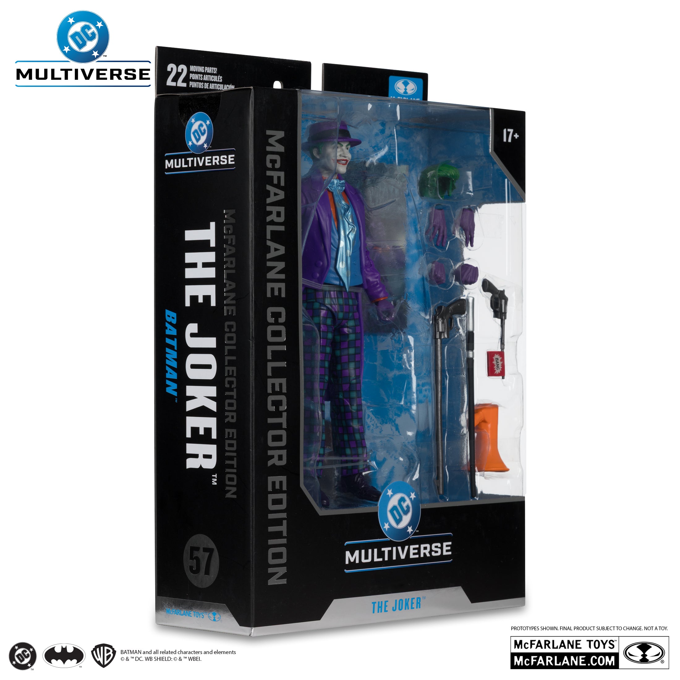 McFarlane DC Multiverse - The Joker – Batman (1989 Comic) Action Figure (McFarlane Collector Edition #57)