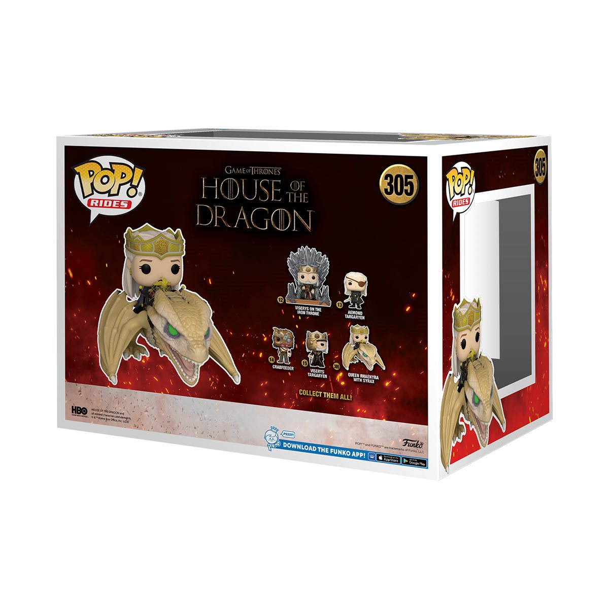 Funko POP! House Of The Dragon - Queen Rhaenyra with Syrax Deluxe Ride #305