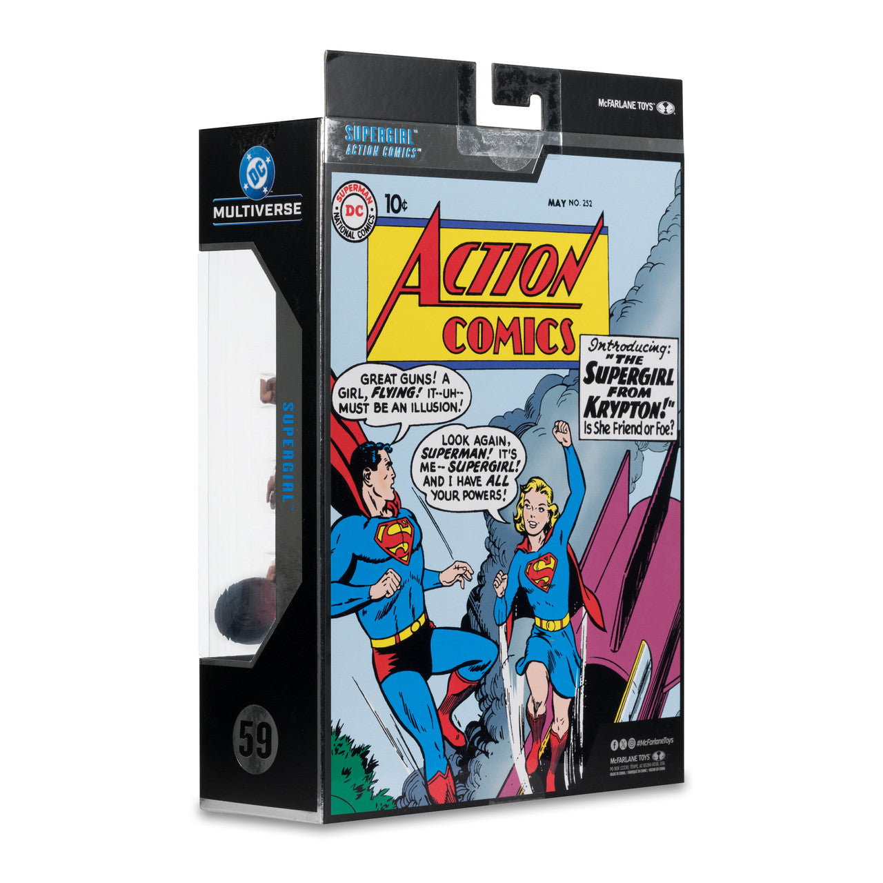 McFarlane DC Multiverse - Supergirl – First Appearance (Action Comics) Action Figure (McFarlane Collector Edition #59) — Chase Variant