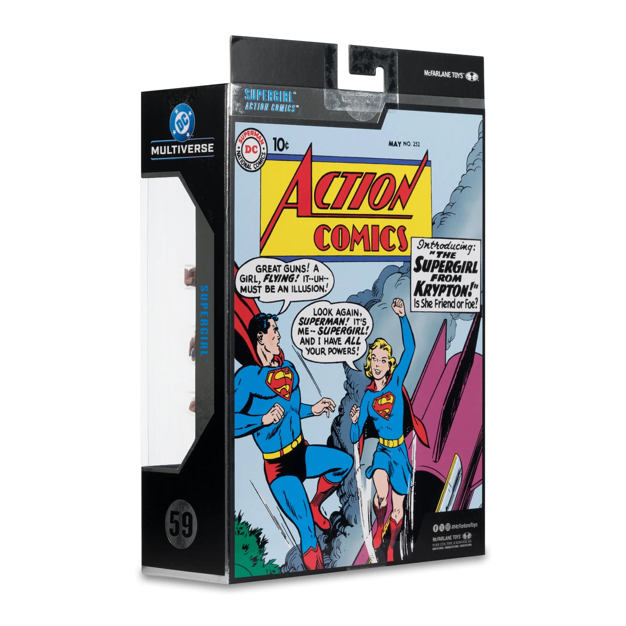 McFarlane DC Multiverse - Supergirl – First Appearance (Action Comics) Action Figure (McFarlane Collector Edition #59)
