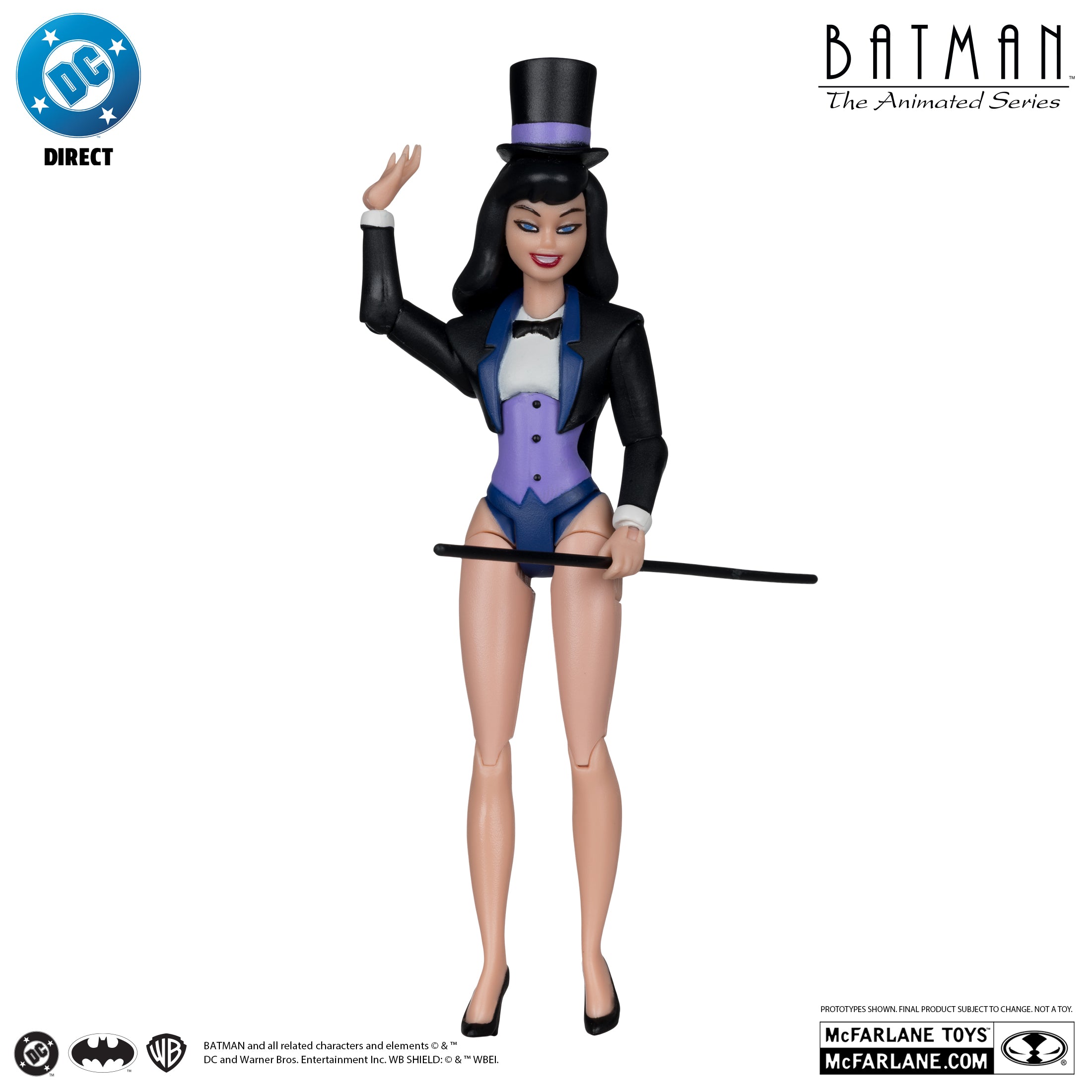 McFarlane DC Direct - Zatanna – Batman: The Animated Series Build-A Figure (Wave 7 — BAF: Clock King)