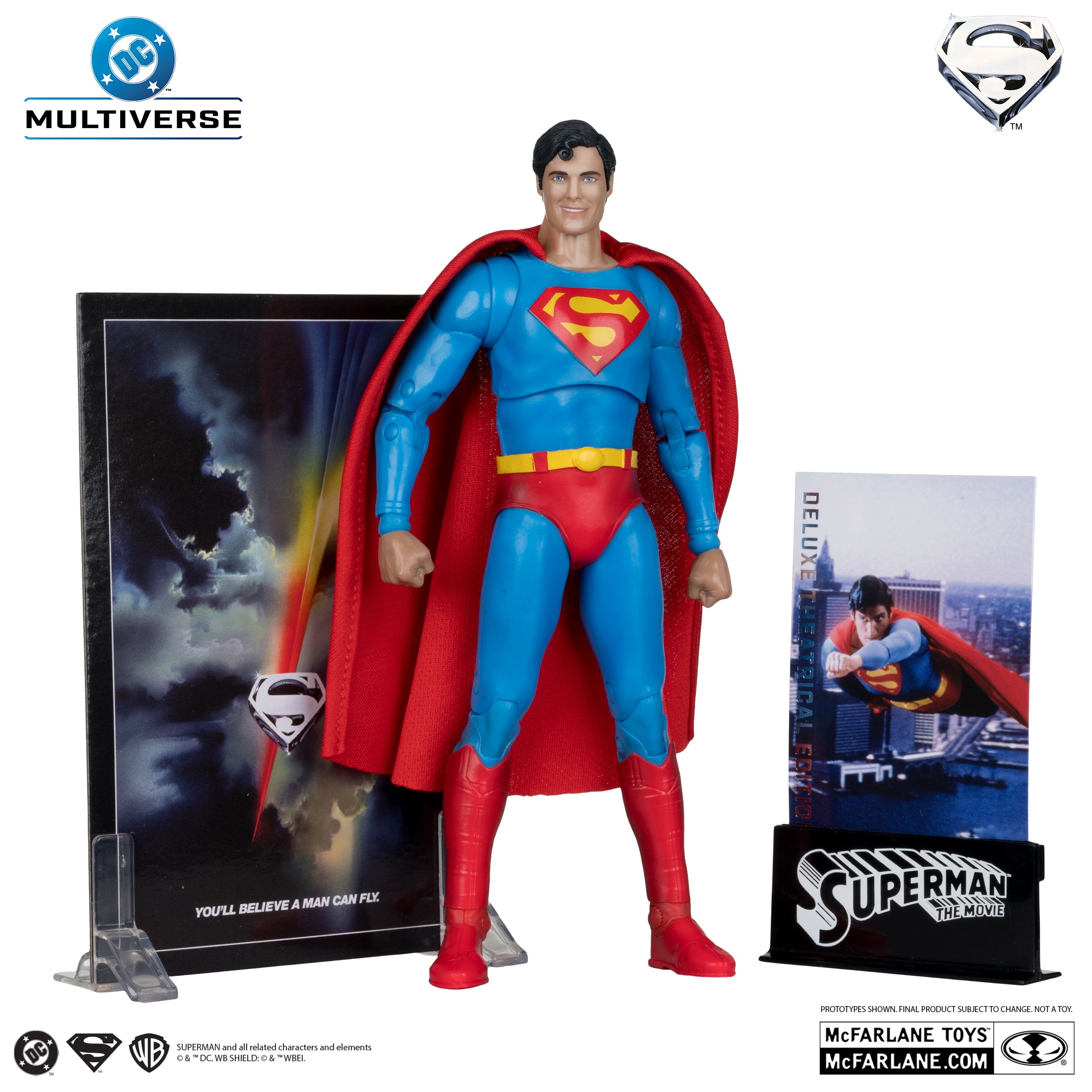 McFarlane DC Multiverse - Superman – Superman: The Movie 1978 Deluxe Theatrical Edition Action Figure