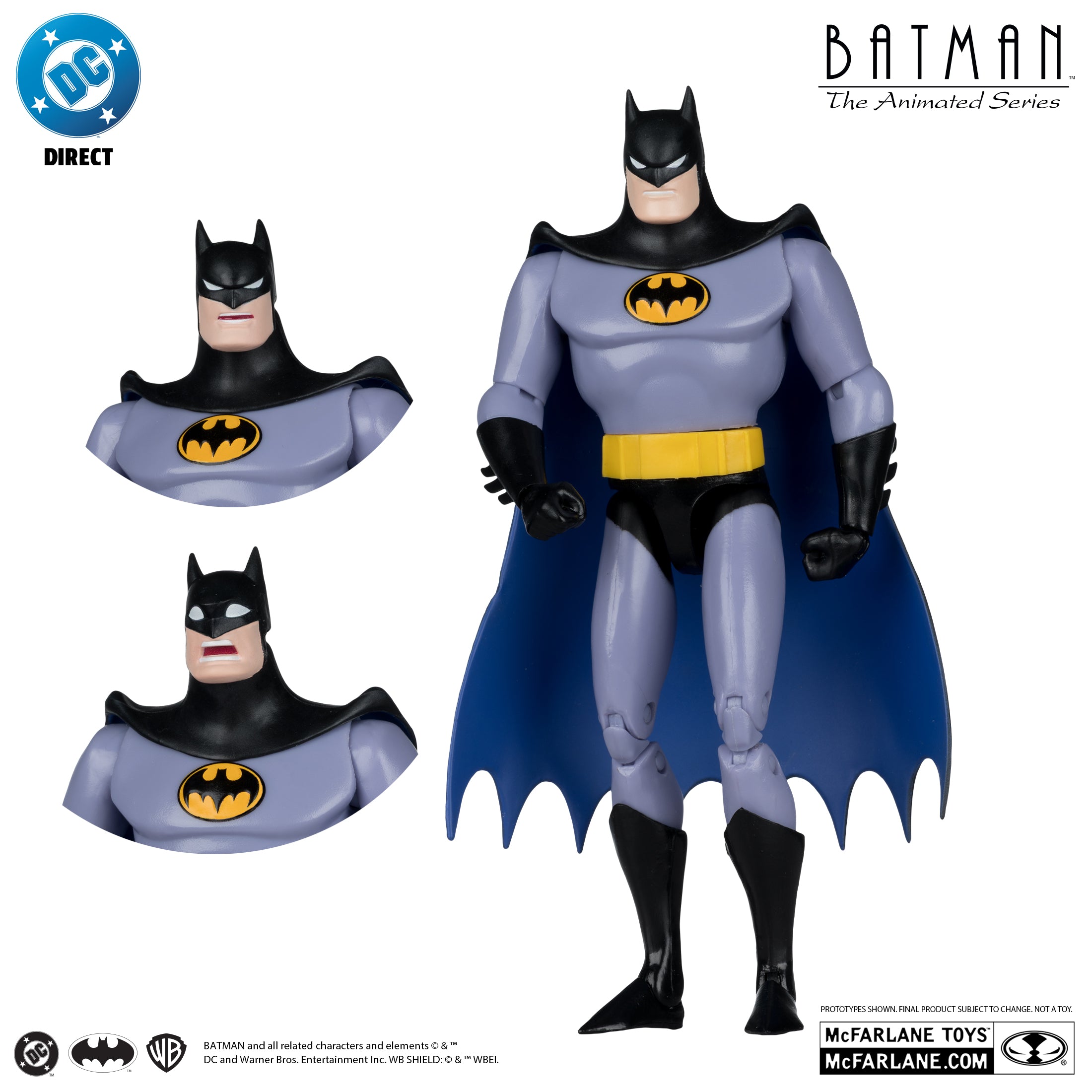 McFarlane DC Direct - Batman – Batman: The Animated Series Expressions Pack Build-A Figure (Wave 7 — BAF: Clock King)