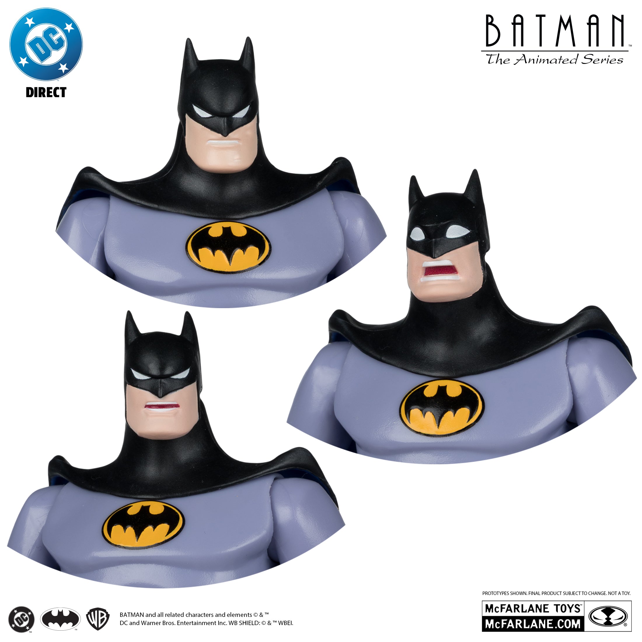 McFarlane DC Direct - Batman – Batman: The Animated Series Expressions Pack Build-A Figure (Wave 7 — BAF: Clock King)