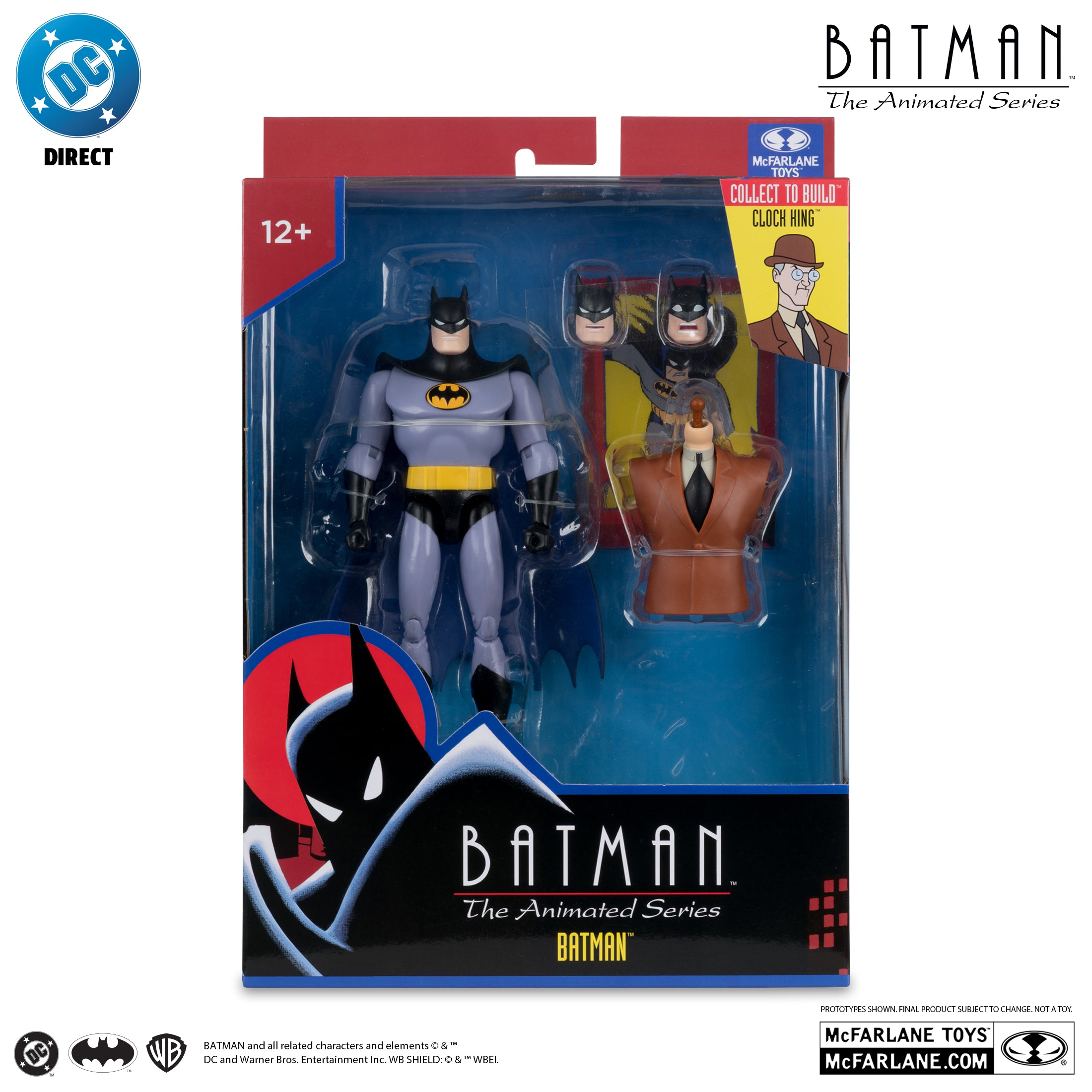 McFarlane DC Direct - Batman – Batman: The Animated Series Expressions Pack Build-A Figure (Wave 7 — BAF: Clock King)