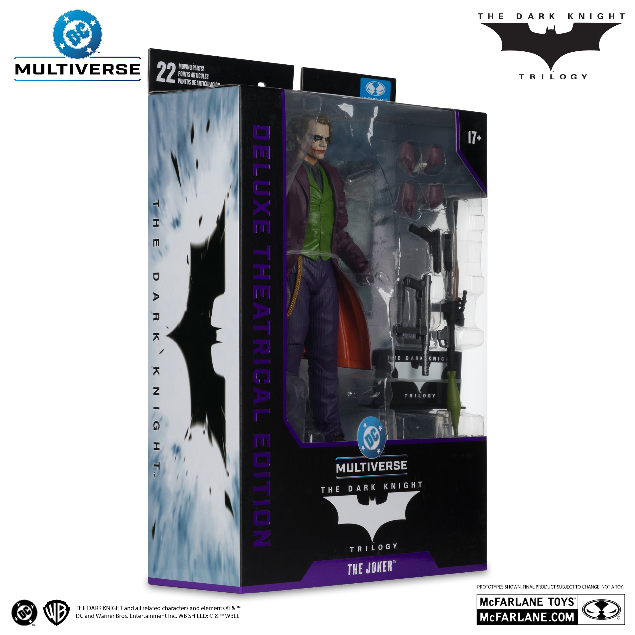 McFarlane DC Multiverse - The Joker – The Dark Knight Deluxe Theatrical Edition Action Figure