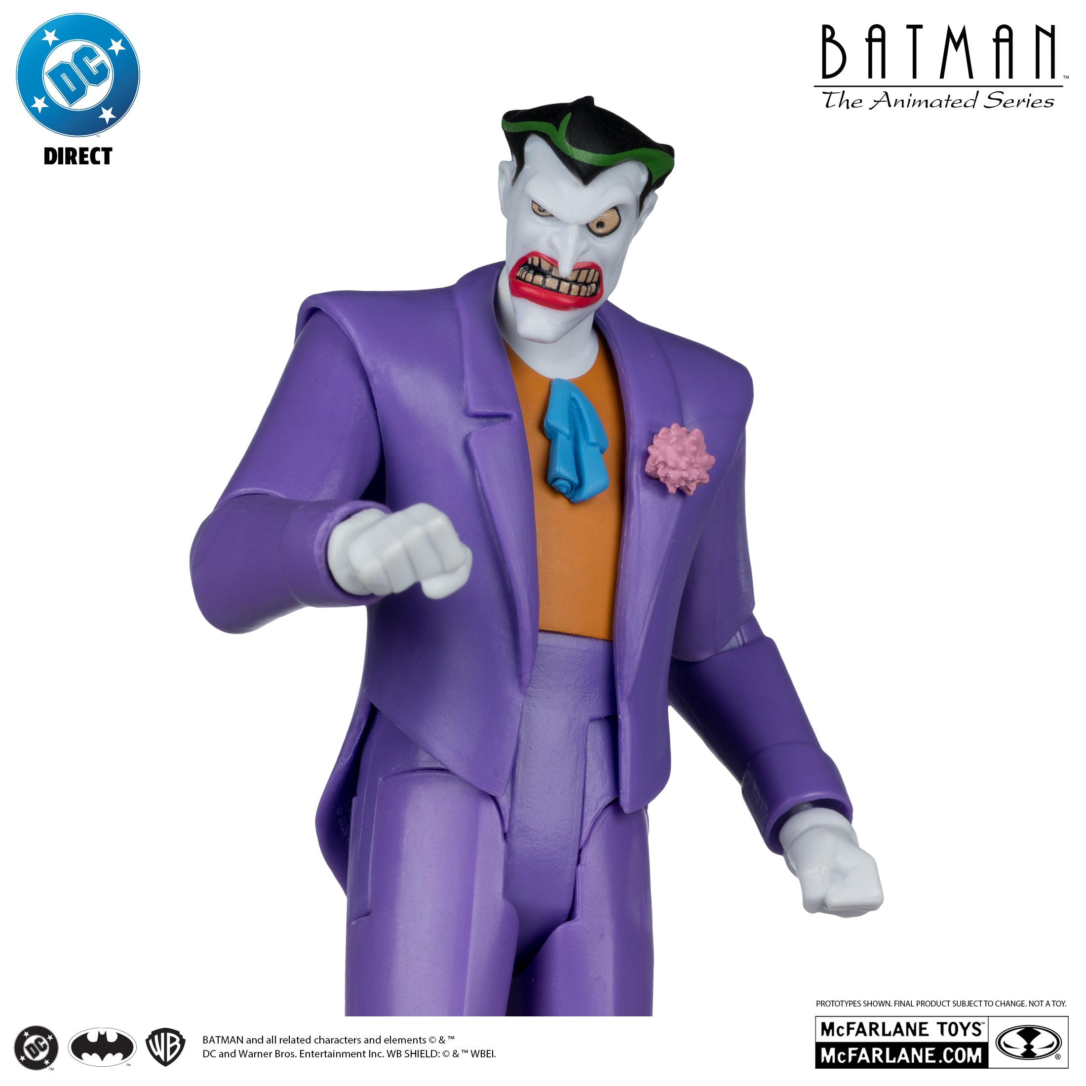 McFarlane DC Direct - The Joker – Batman: The Animated Series Build-A Figure (Wave 7 — BAF: Clock King)