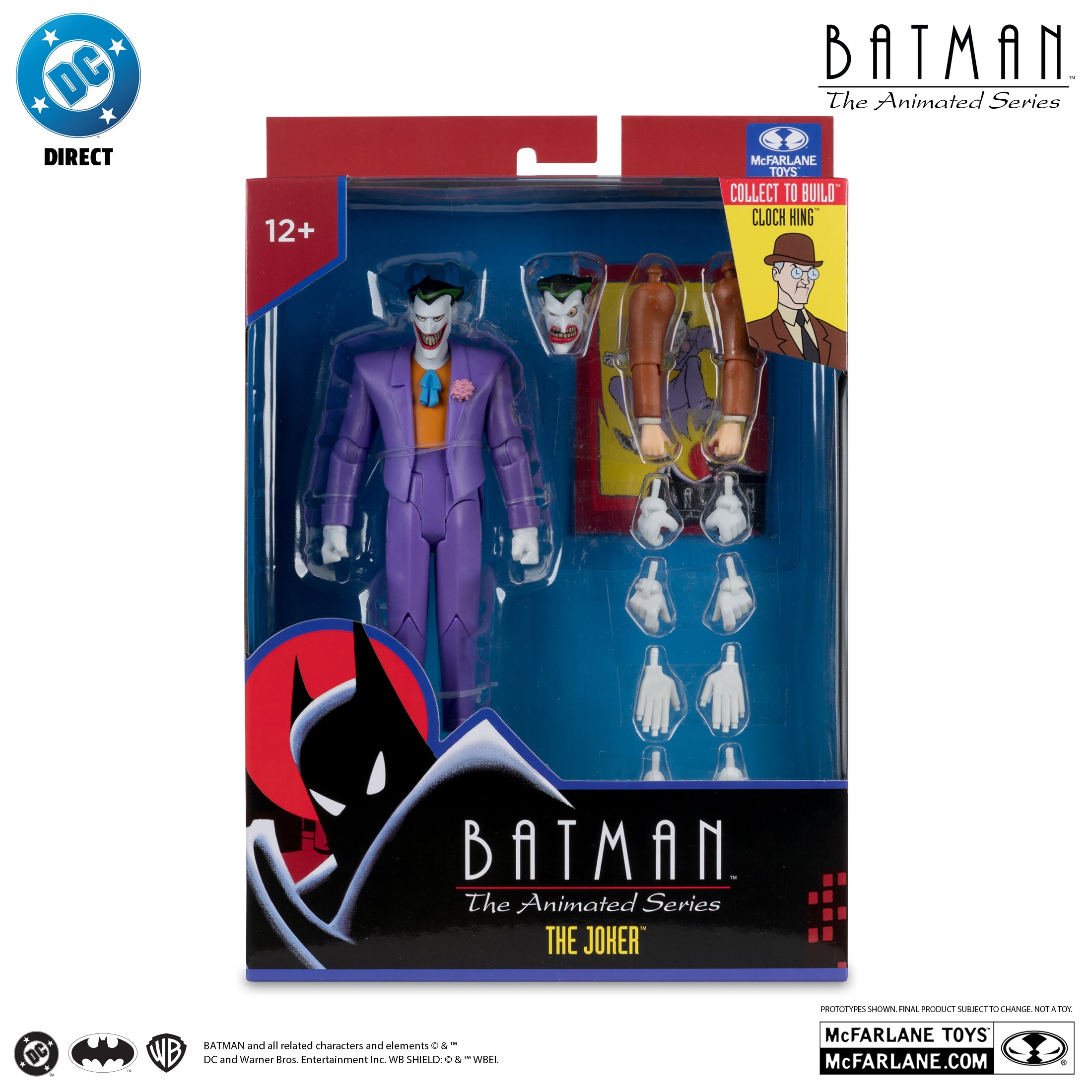 McFarlane DC Direct - The Joker – Batman: The Animated Series Build-A Figure (Wave 7 — BAF: Clock King)