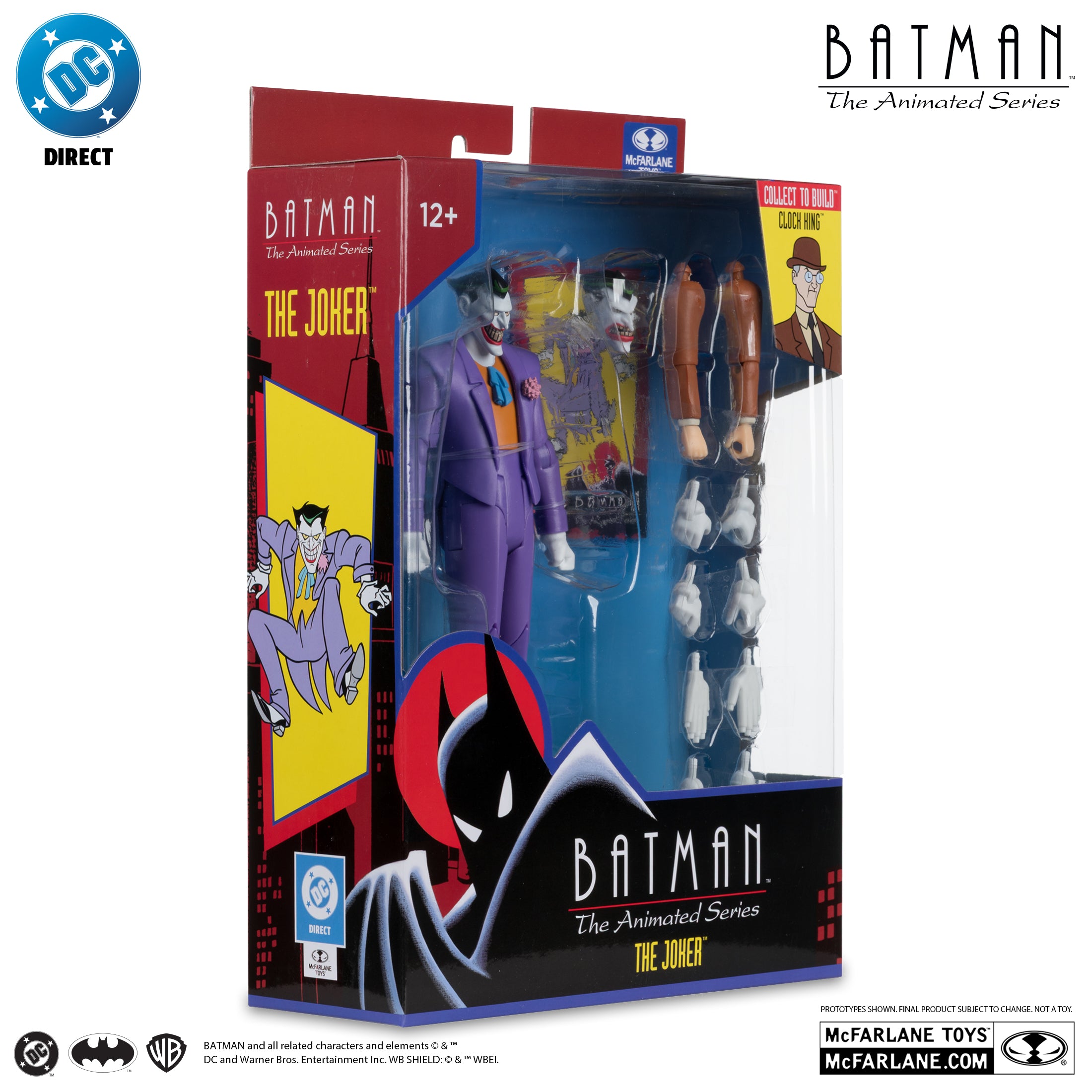 McFarlane DC Direct - The Joker – Batman: The Animated Series Build-A Figure (Wave 7 — BAF: Clock King)
