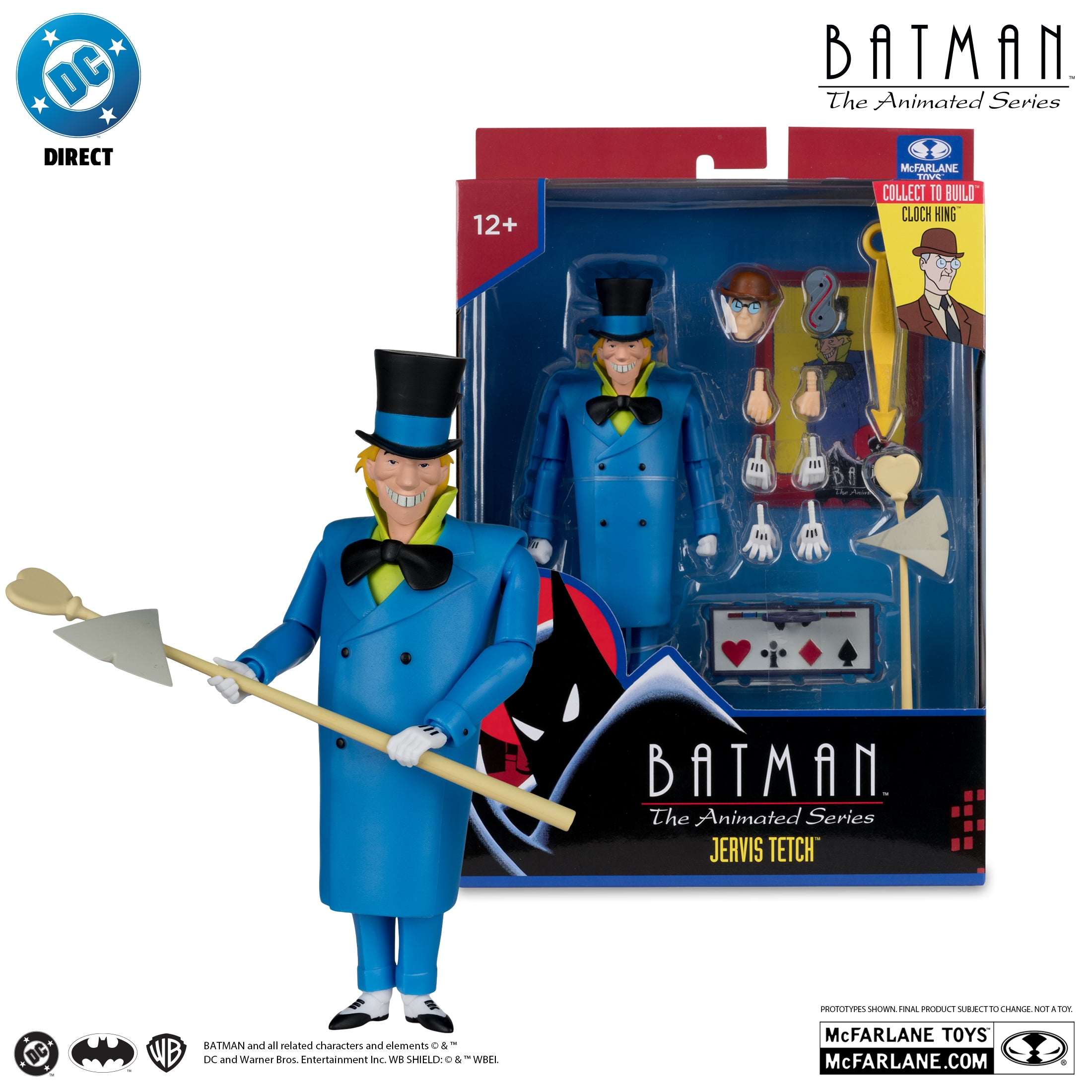 McFarlane DC Direct - Mad Hatter (Jervis Tetch) – Batman: The Animated Series Build-A Figure (Wave 7 — BAF: Clock King)