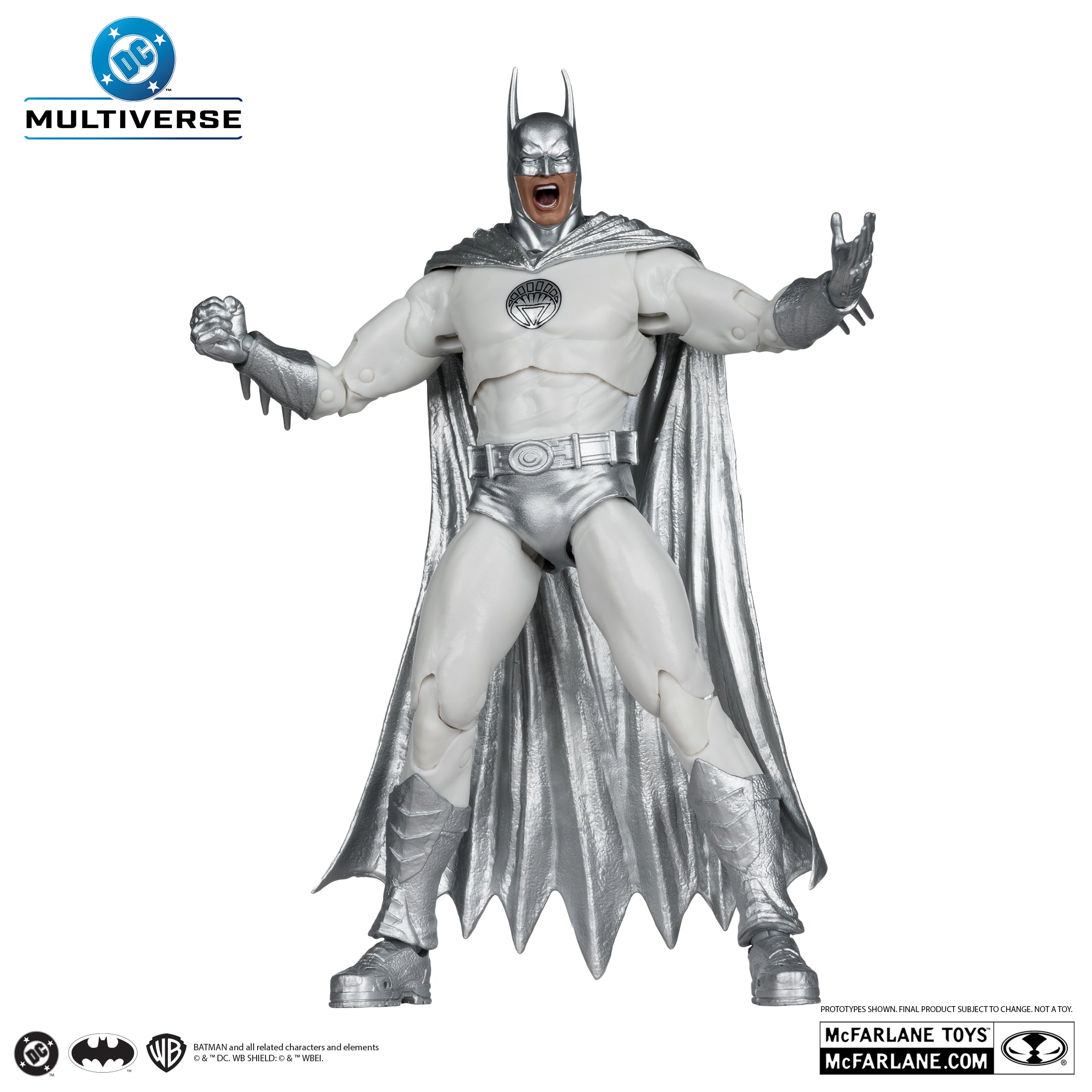 McFarlane DC Multiverse - White Lantern Batman – Brightest Day Action Figure (Red Platinum Edition)