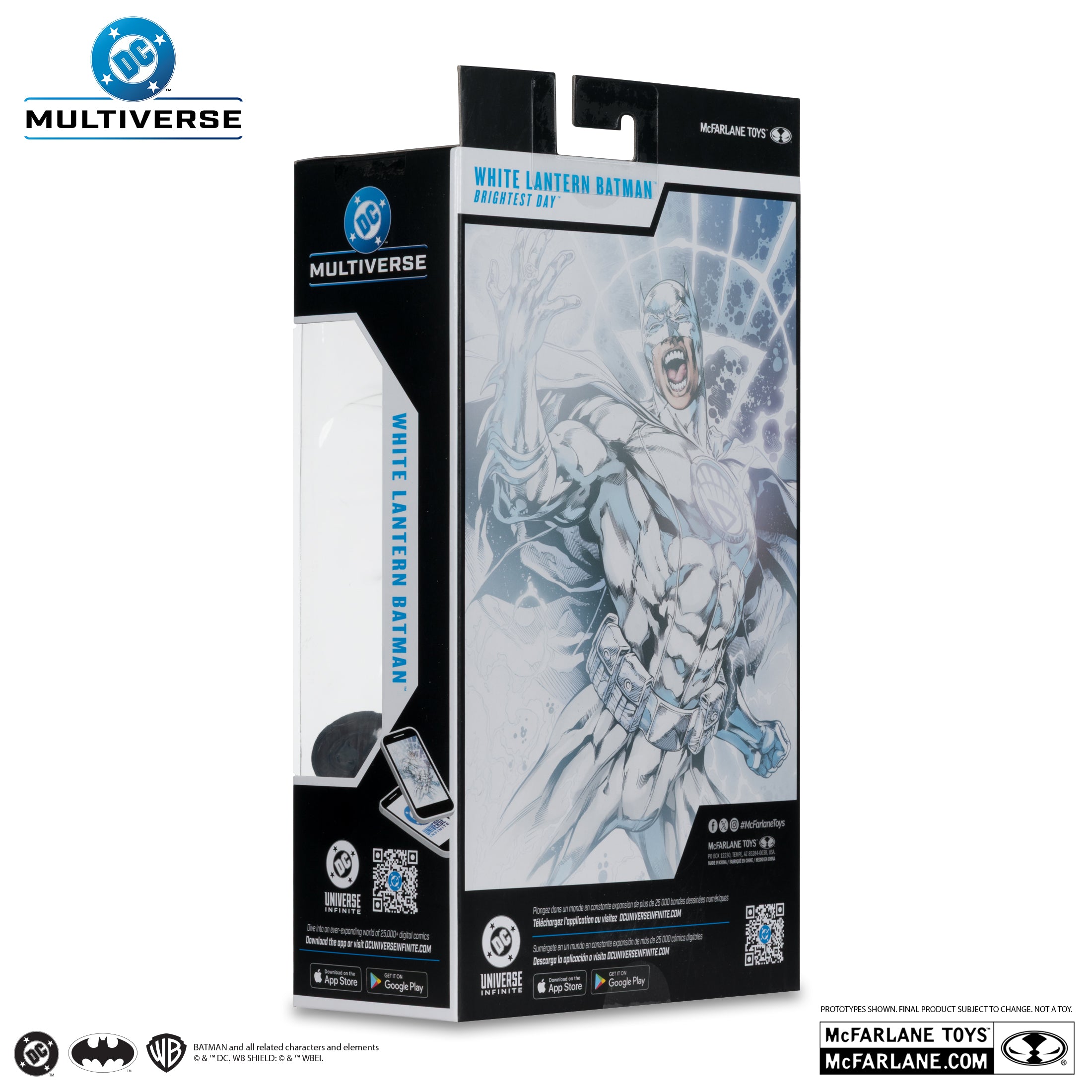 McFarlane DC Multiverse - White Lantern Batman – Brightest Day Action Figure (Red Platinum Edition)