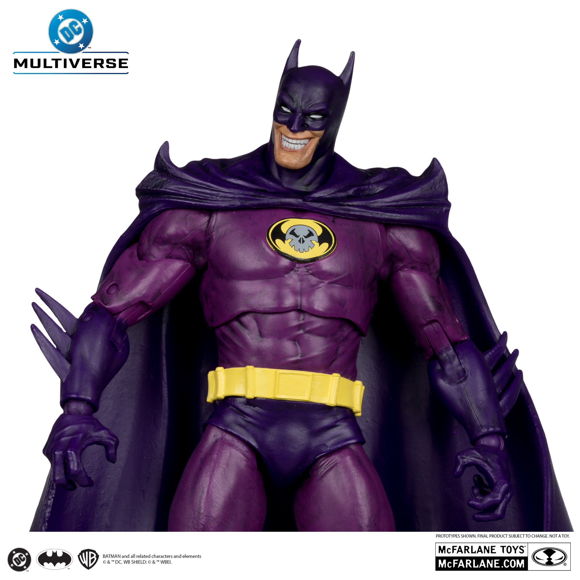 McFarlane DC Multiverse - Batman – JLA: Rock of Ages (Injustice Gang) Action Figure (Red Platinum Edition)
