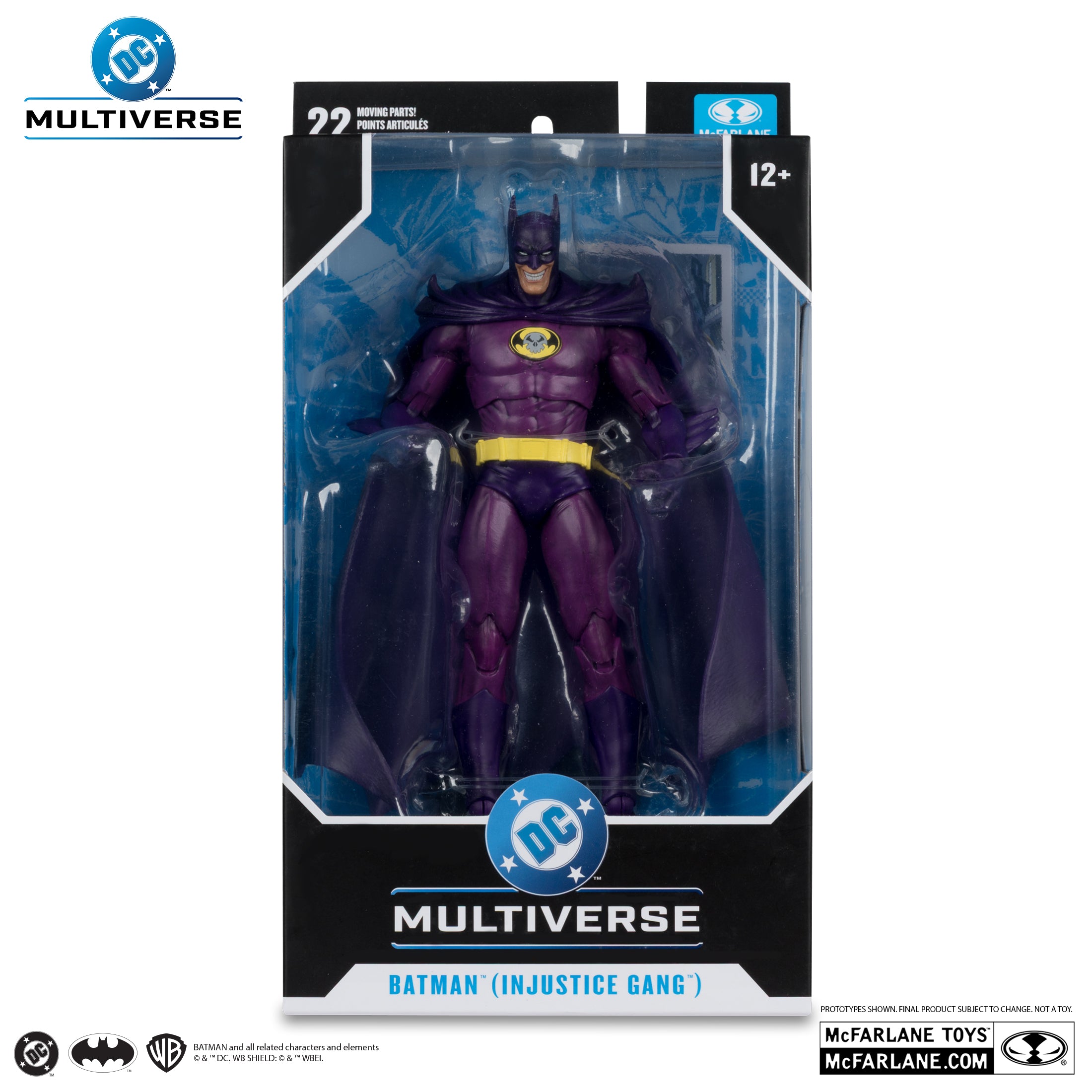 McFarlane DC Multiverse - Batman – JLA: Rock of Ages (Injustice Gang) Action Figure (Red Platinum Edition)
