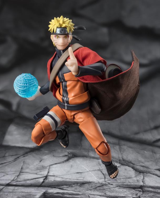 Bandai S.H.Figuarts: Naruto Shippuden - Naruto Uzumaki (Sage Mode Savior of Konoha) Exclusive Action Figure