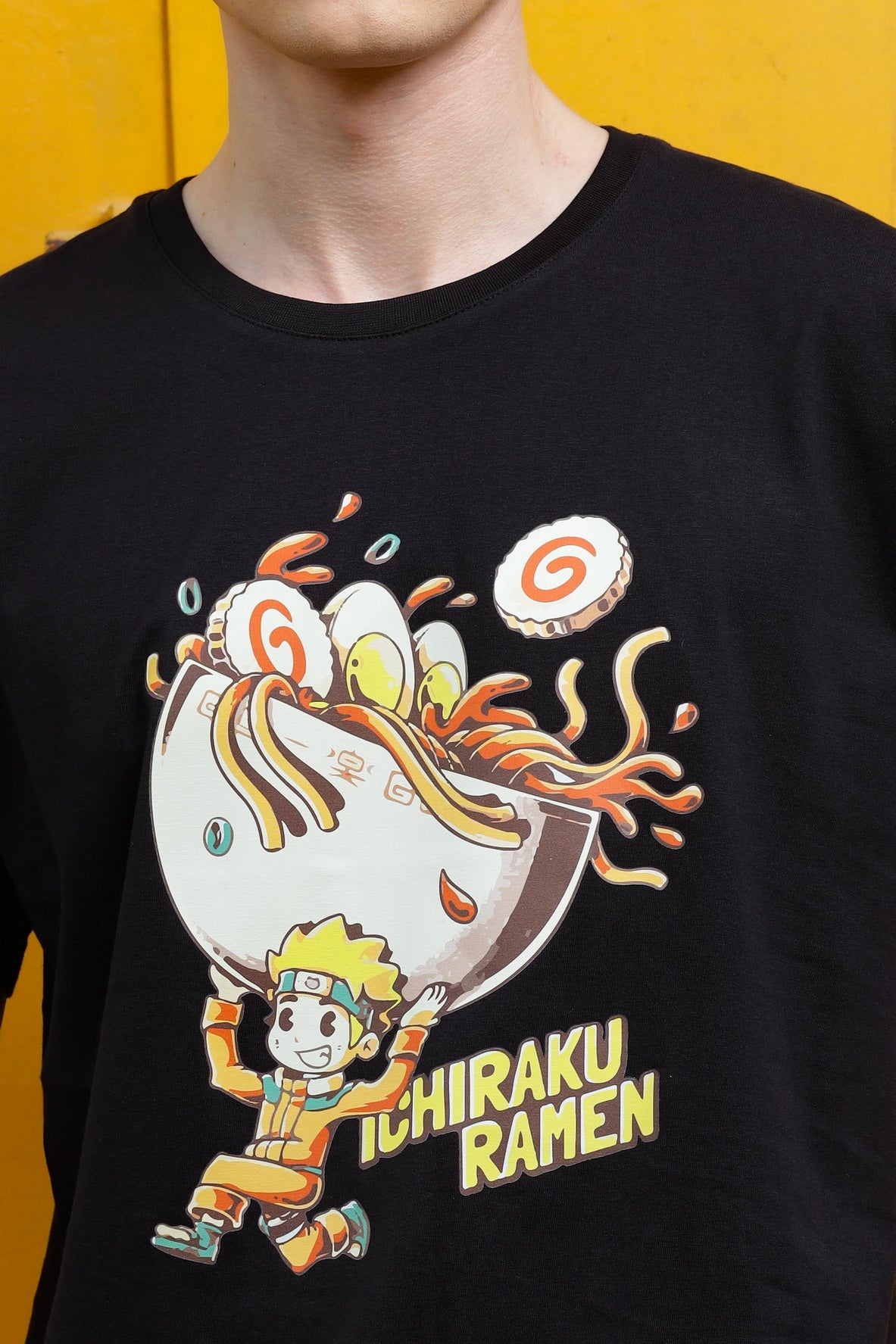 Nerd Arena x Mizuchi Clothing - Naruto: Ichiraku Ramen Collage Black T-shirt