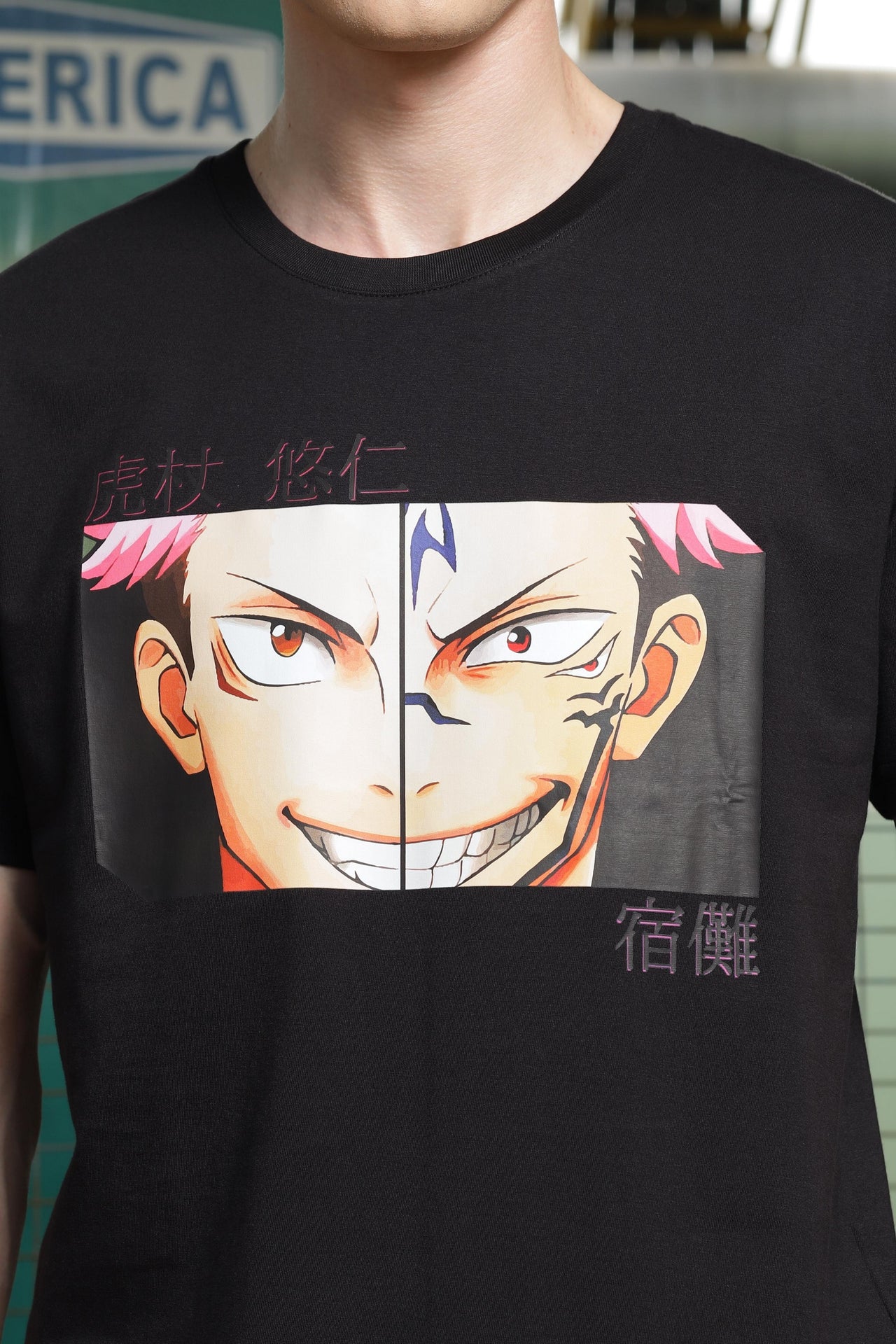 Nerd Arena x Mizuchi Clothing -Jujutsu Kaisen: Sukuna Domain Expansion Black T-shirt