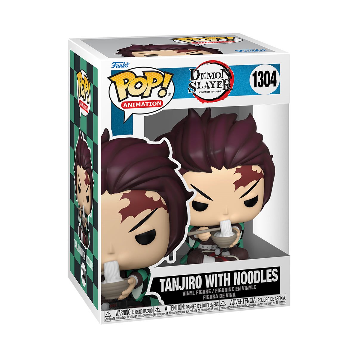 Funko POP! Animation: Demon Slayer- Tanjiro with Noodles #1304