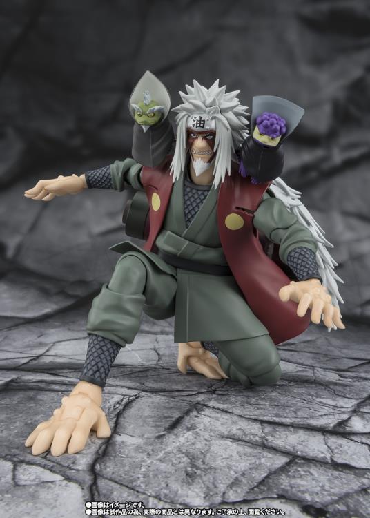 Bandai S.H.Figuarts: Naruto Shippuden – Jiraiya (Hidden Leaf Heroic Master Sage / Konoha’s Heroic Master Sage) Action Figure