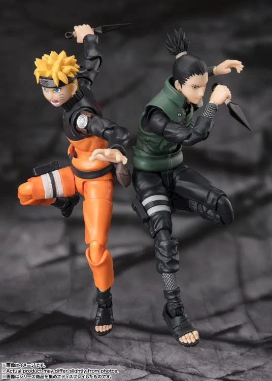 Bandai S.H.Figuarts: Naruto Shippuden - Shikamaru Nara (Brilliant Strategist) Action Figure