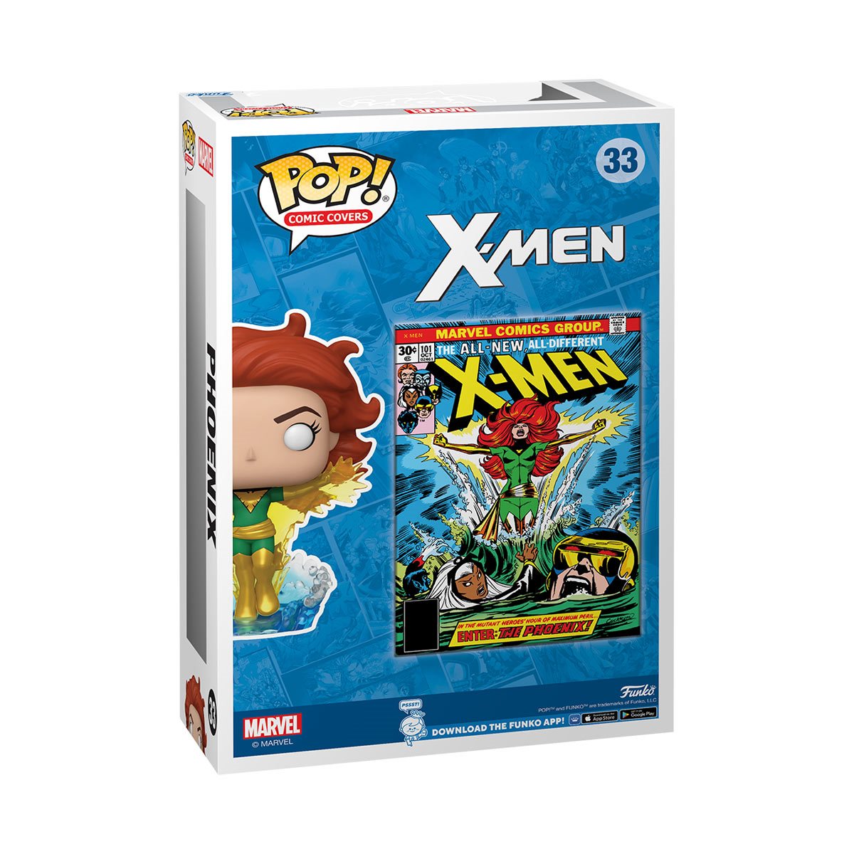Funko POP! Marvel: X-Men #101 - Phoenix Comic Cover Figure with Case #33