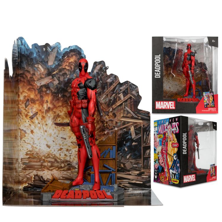 Mcfarlane Marvel Comics: New Mutants #98 - Deadpool 1/10 Scale Collectible