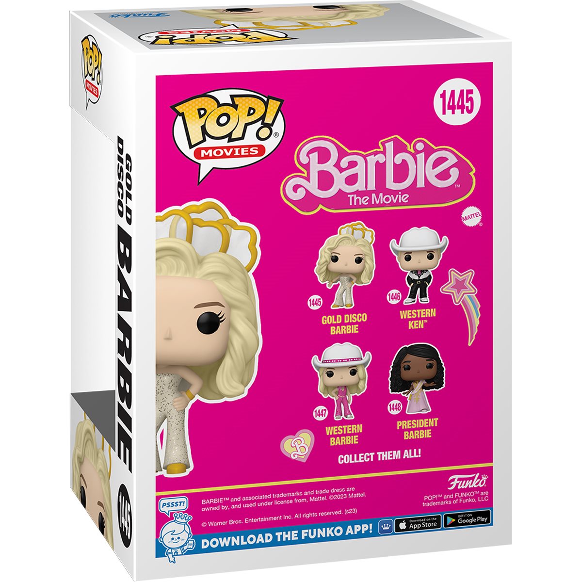 Funko POP! Barbie - Movie Gold Disco Barbie #1445