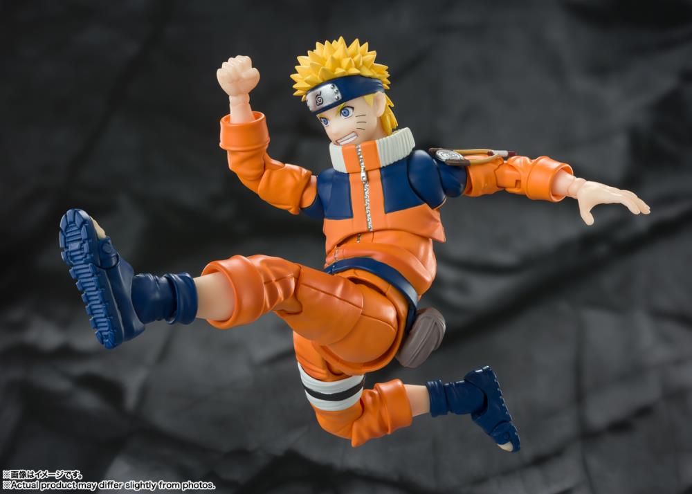 Bandai S.H. Figuarts: Naruto - Naruto Uzumaki (The No.1 Most Unpredictable Ninja) Action Figure