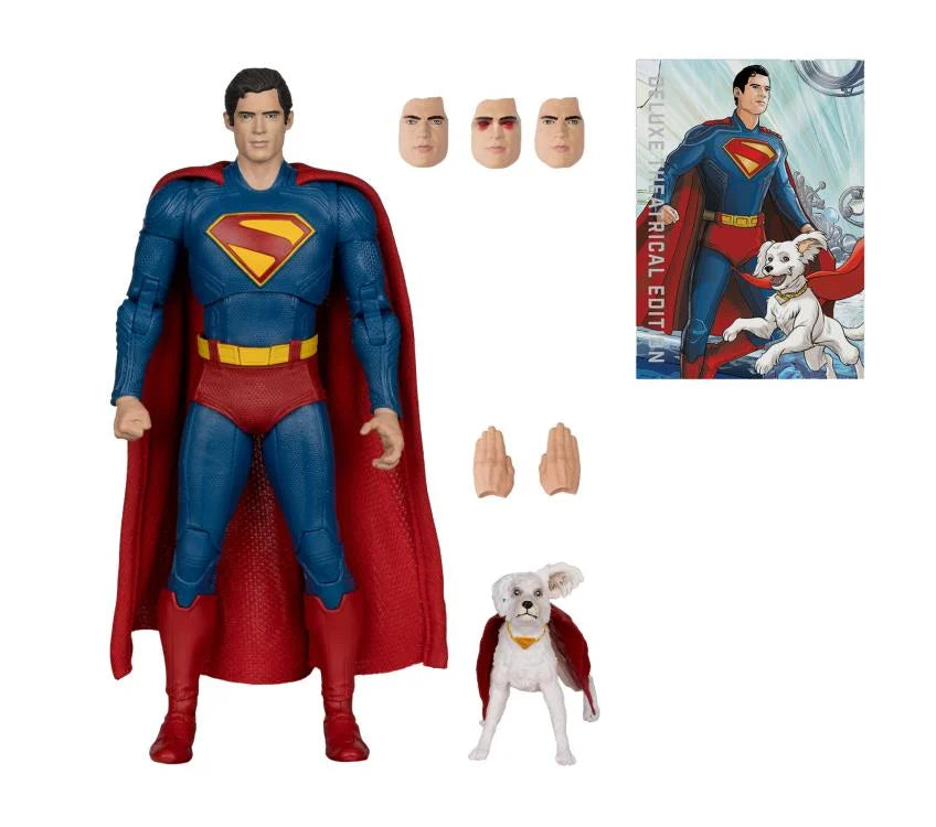 Mcfarlane DC Multiverse: Superman (2025) - Superman & Krypto (Deluxe Theatrical Edition) Action Figure
