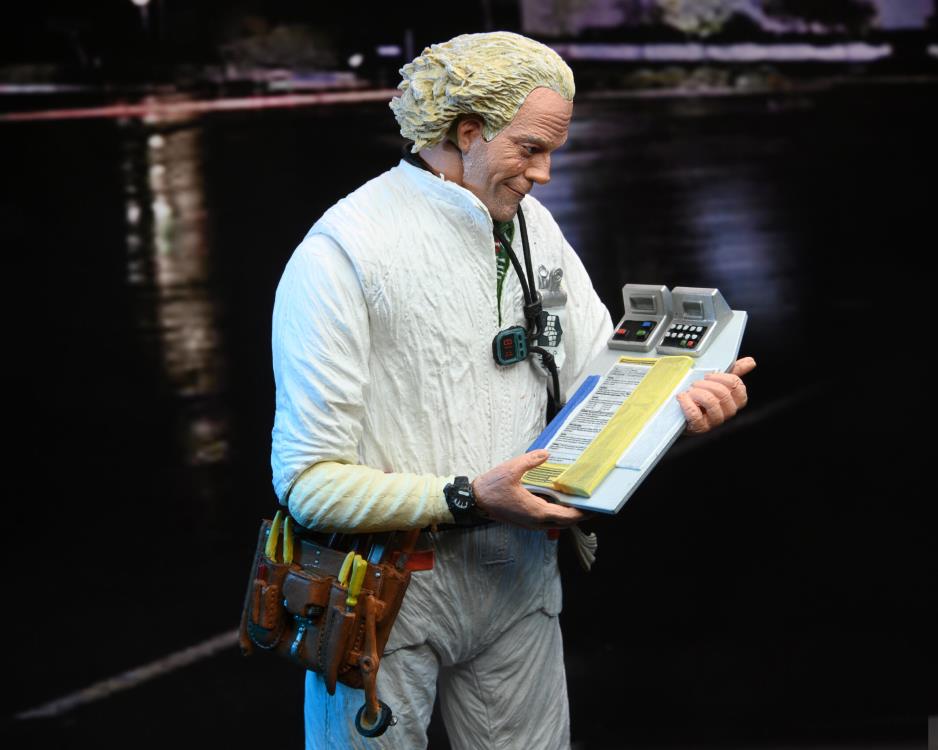 *Distressed Box* NECA: Back to the Future - Ultimate Doc Brown (Hazmat Suit) Action Figure
