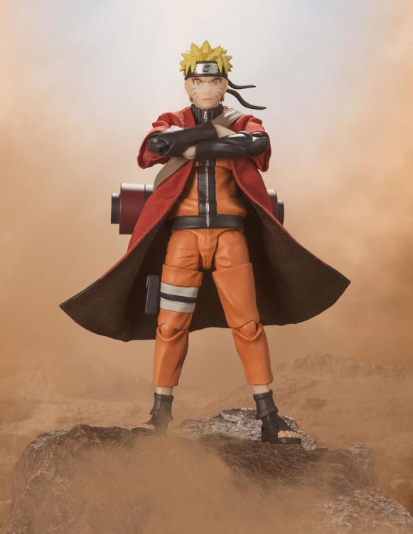 Bandai S.H.Figuarts: Naruto Shippuden - Naruto Uzumaki (Sage Mode Savior of Konoha) Exclusive Action Figure