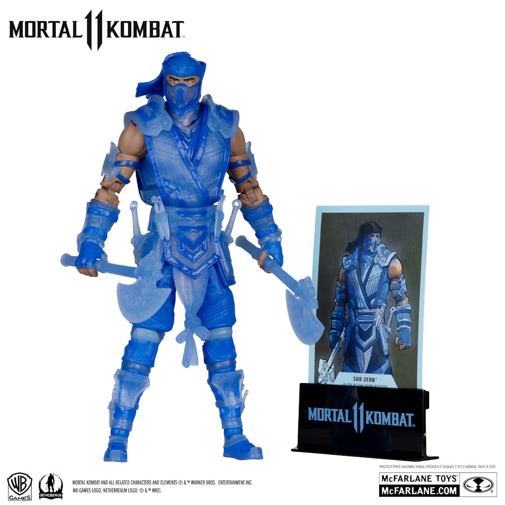 McFarlane Mortal Kombat – Sub-Zero (Glow In The Dark Edition) Gold Label  Action Figure