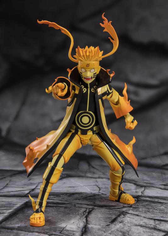 S.H.Figuarts Naruto: Shippuden S.H.Figuarts Naruto Uzumaki (Kurama Link Mode Ver.) (Courageous Strength That Binds) Exclusive Action Figure