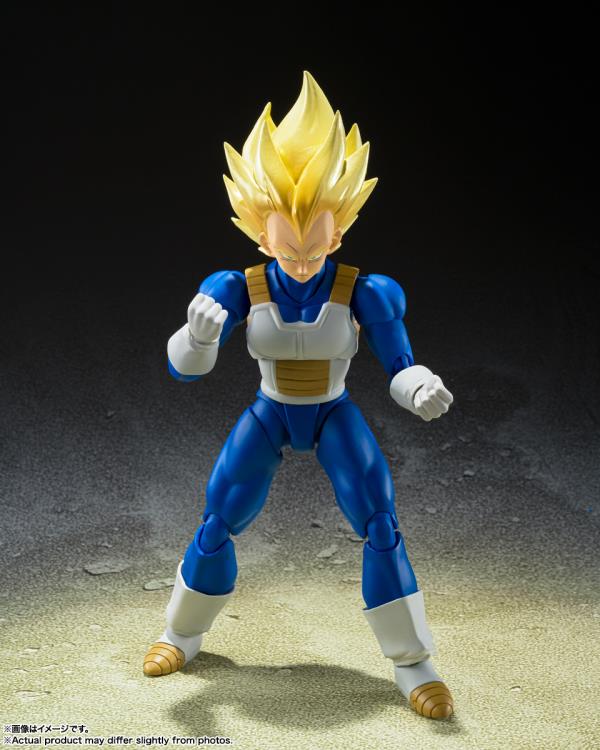 Bandai S.H. Figuarts: Dragon Ball Z - Super Saiyan Vegeta (Awakening Super Saiyan Blood) Action Figure