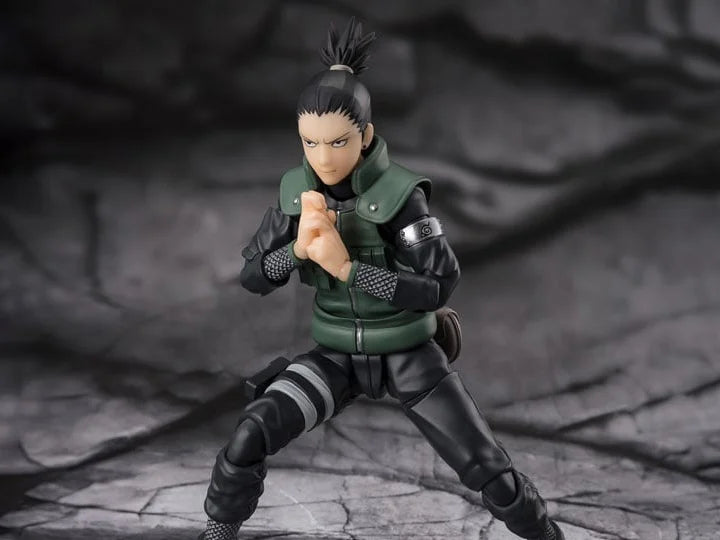Bandai S.H.Figuarts: Naruto Shippuden - Shikamaru Nara (Brilliant Strategist) Action Figure
