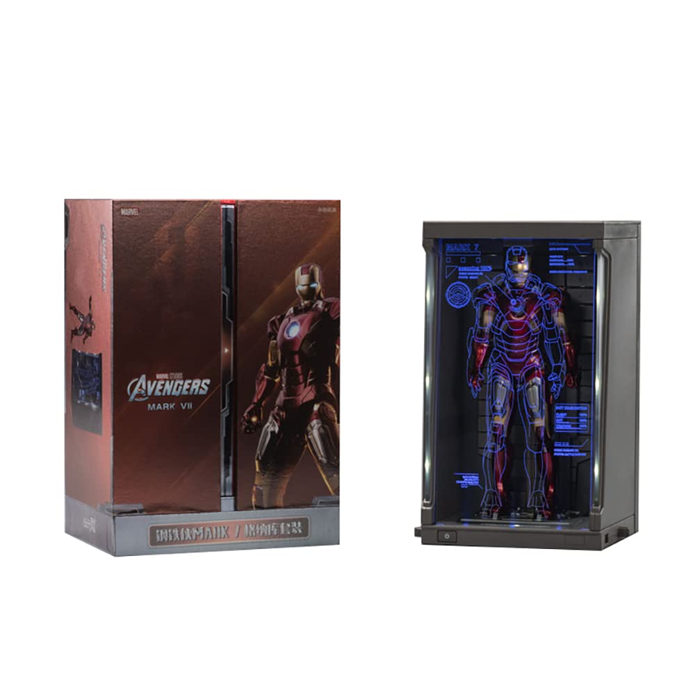 ZD Toys: Iron Man MK VII (7) Action Figure with the Hall of Armor (10th Anniversary Deluxe Edition)