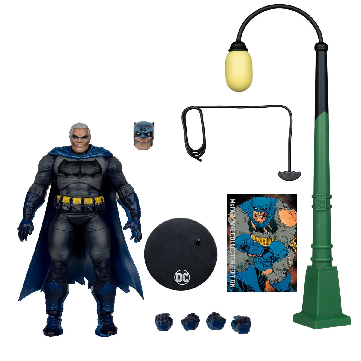 Mcfarlane DC Multiverse - Collector Edition: Batman Dark Knight Returns Battle Damage Blue Outfit Action Figure (CHASE)