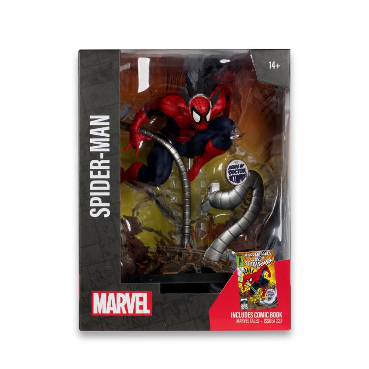 Mcfarlane Marvel Comics- : Marvel Tales #223 - Spider-Man 1:6th Scale Collectible w/ Scene & Comic